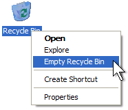 Is it possible to restore files deleted or emptied from recycle bin?