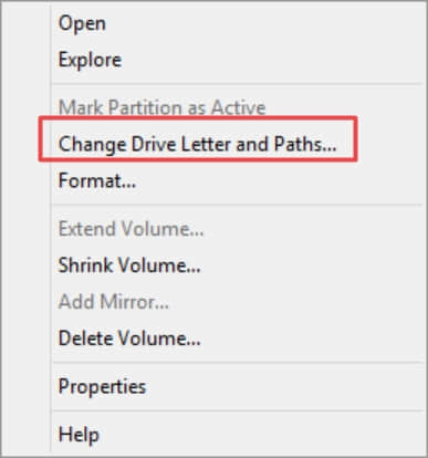 Change Drive Letter and Paths