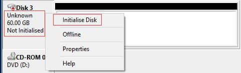 Initialize Disk