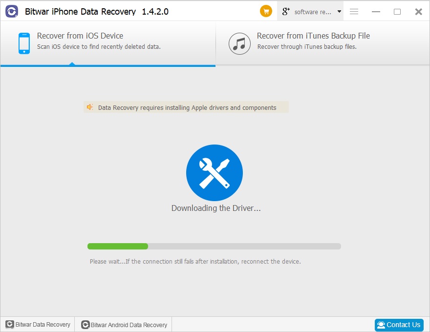 Recover from ios Devive
